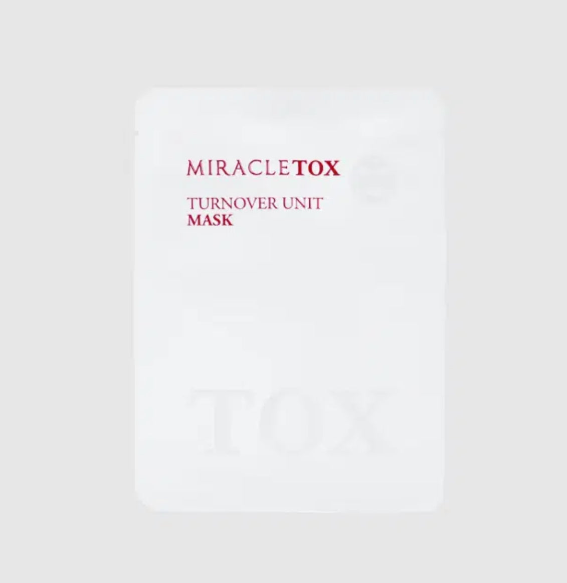 Turnover Miracletox Sheet Mask